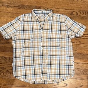 Croft & Barrow Men’s Short-Sleeve Plaid Button-Down Shirt